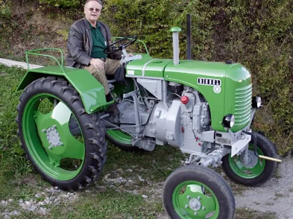 Steyr 80 Hochradler von Fink Josef Franz (Baujahr 1956) – Traktor-Oldtimer-Club Markt Hartmannsdorf